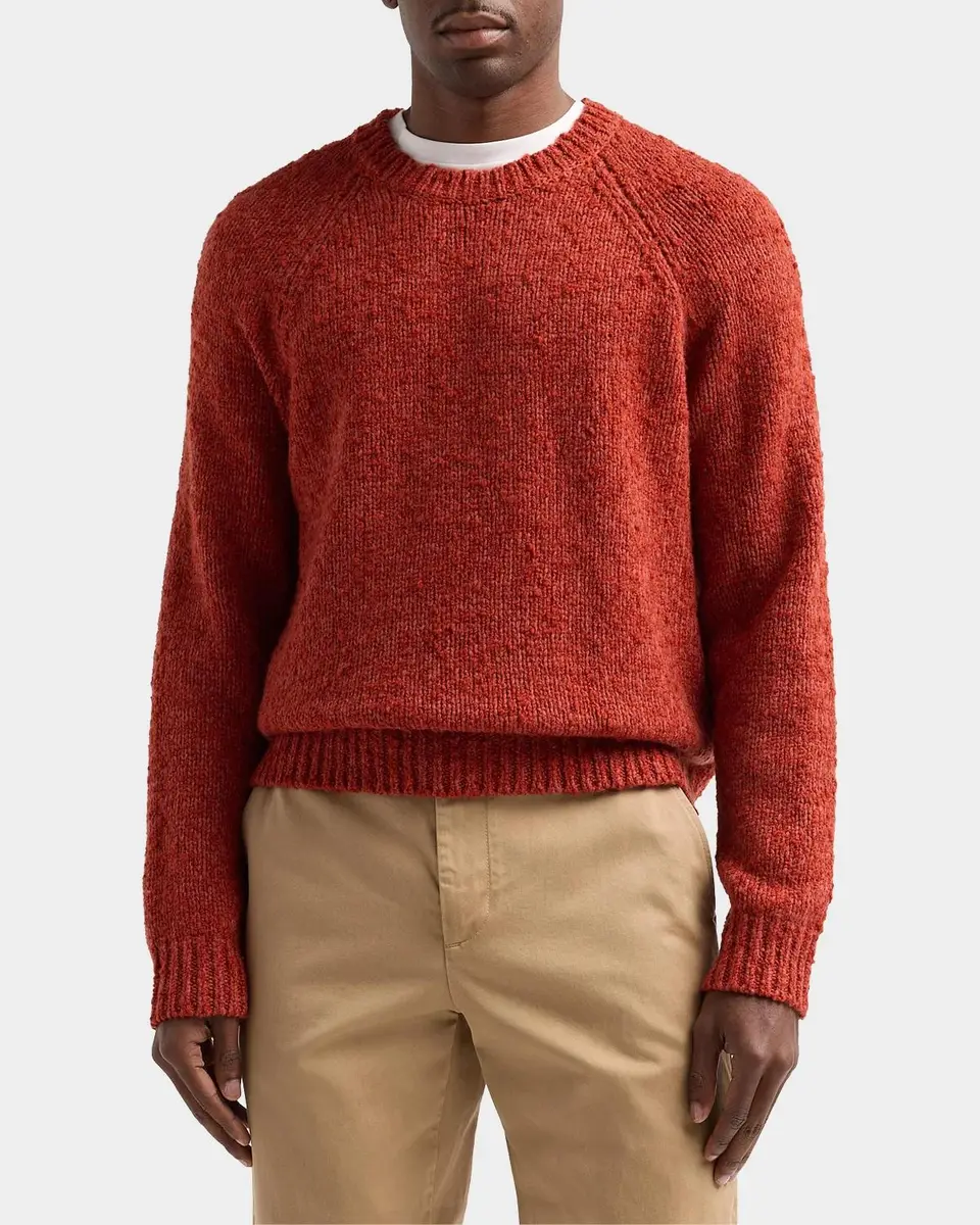 Vince Men's Boucle Raglan Crewneck Sweater | Thumbnail 5