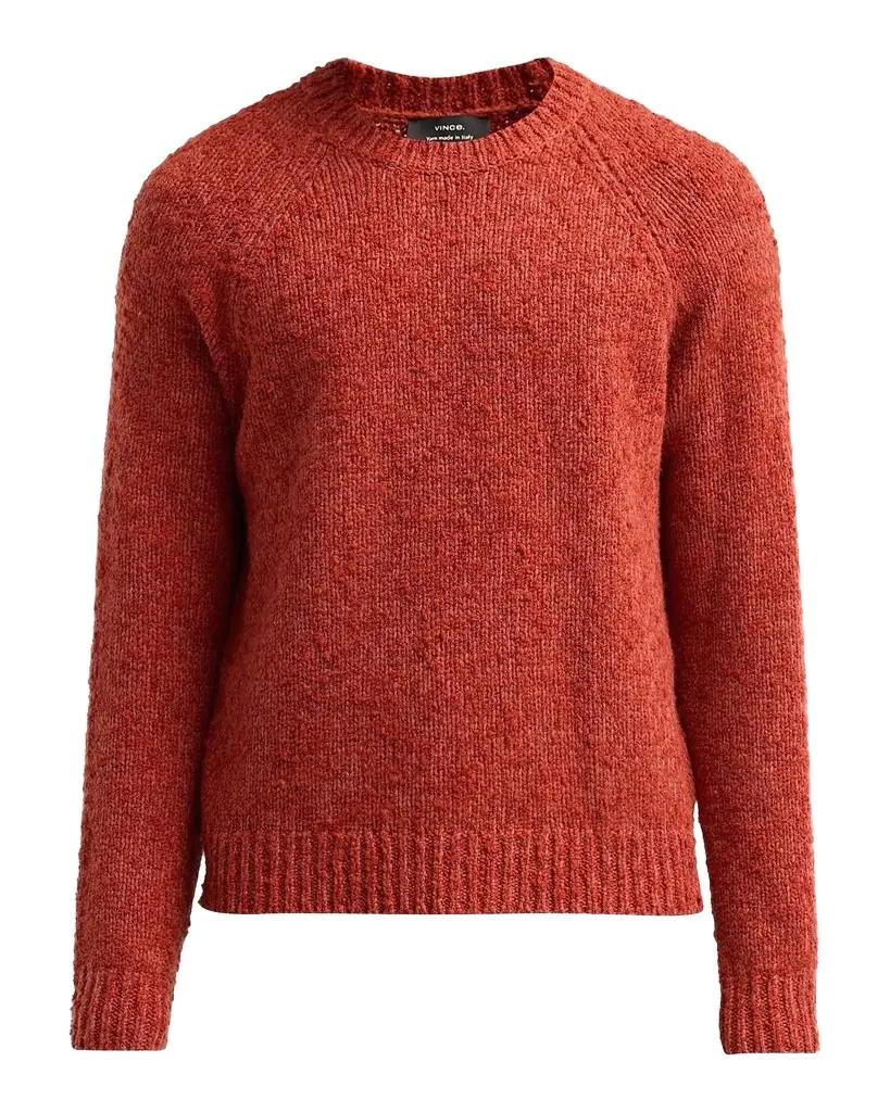 Vince Men's Boucle Raglan Crewneck Sweater | Image 1 Vince Men's Boucle Raglan Crewneck Sweater | Image 1
