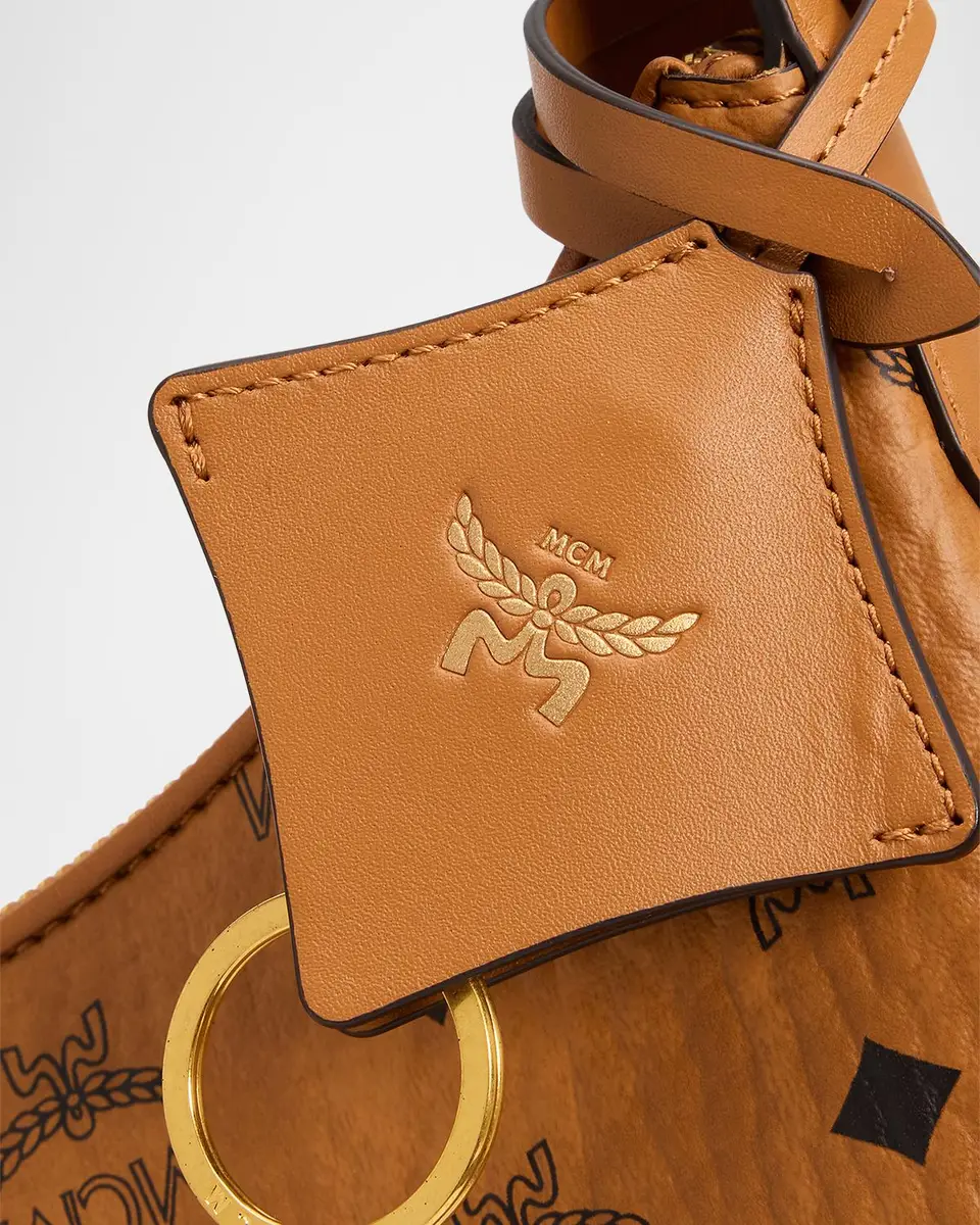 MCM Aren Small Leather Hobo Bag | Thumbnail 11 MCM Aren Small Leather Hobo Bag | Thumbnail 11