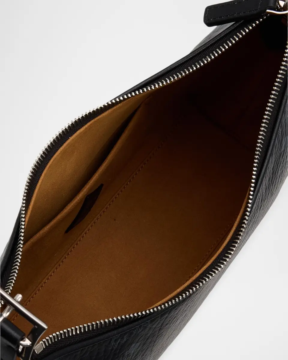 MCM Aren Small Leather Hobo Bag | Thumbnail 4 MCM Aren Small Leather Hobo Bag | Thumbnail 4