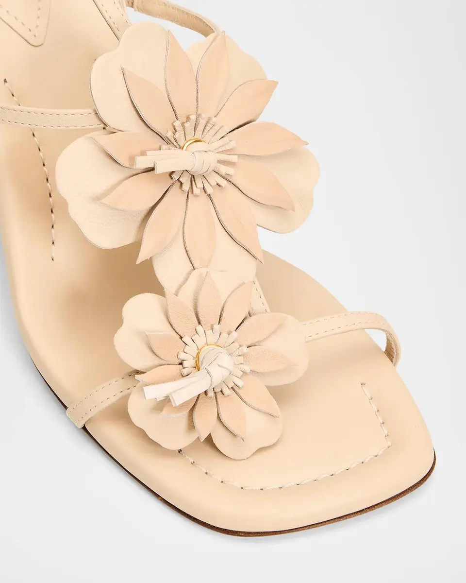 Zimmermann 85mm Belara Leather T-Strap Sandals | Thumbnail 3 Zimmermann 85mm Belara Leather T-Strap Sandals | Thumbnail 3