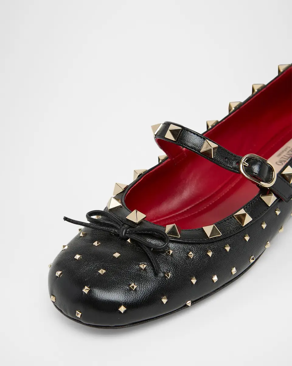 Valentino Garavani Rockstud Mary Jane Ballerina Flats | Thumbnail 5