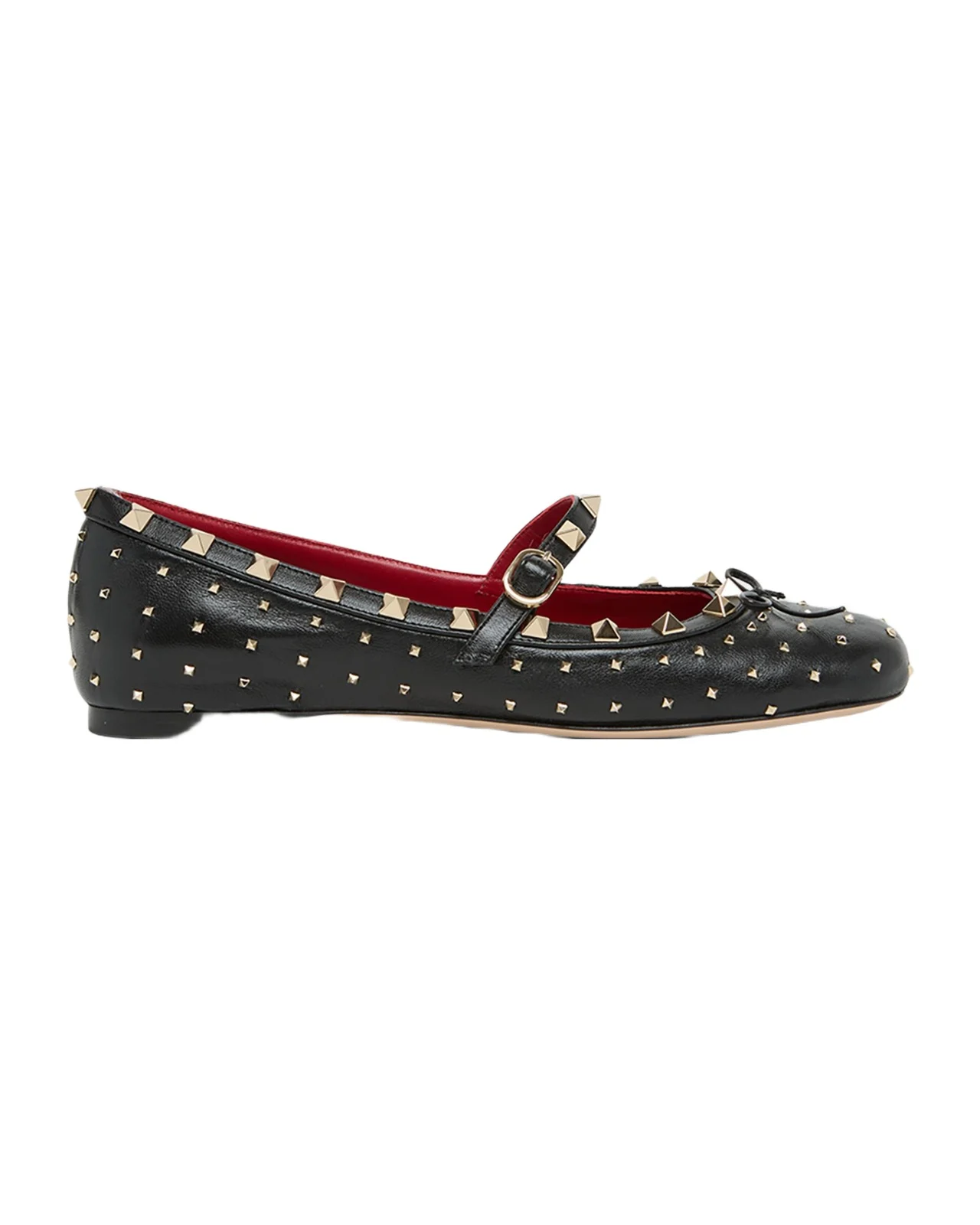 Valentino Garavani Rockstud Mary Jane Ballerina Flats