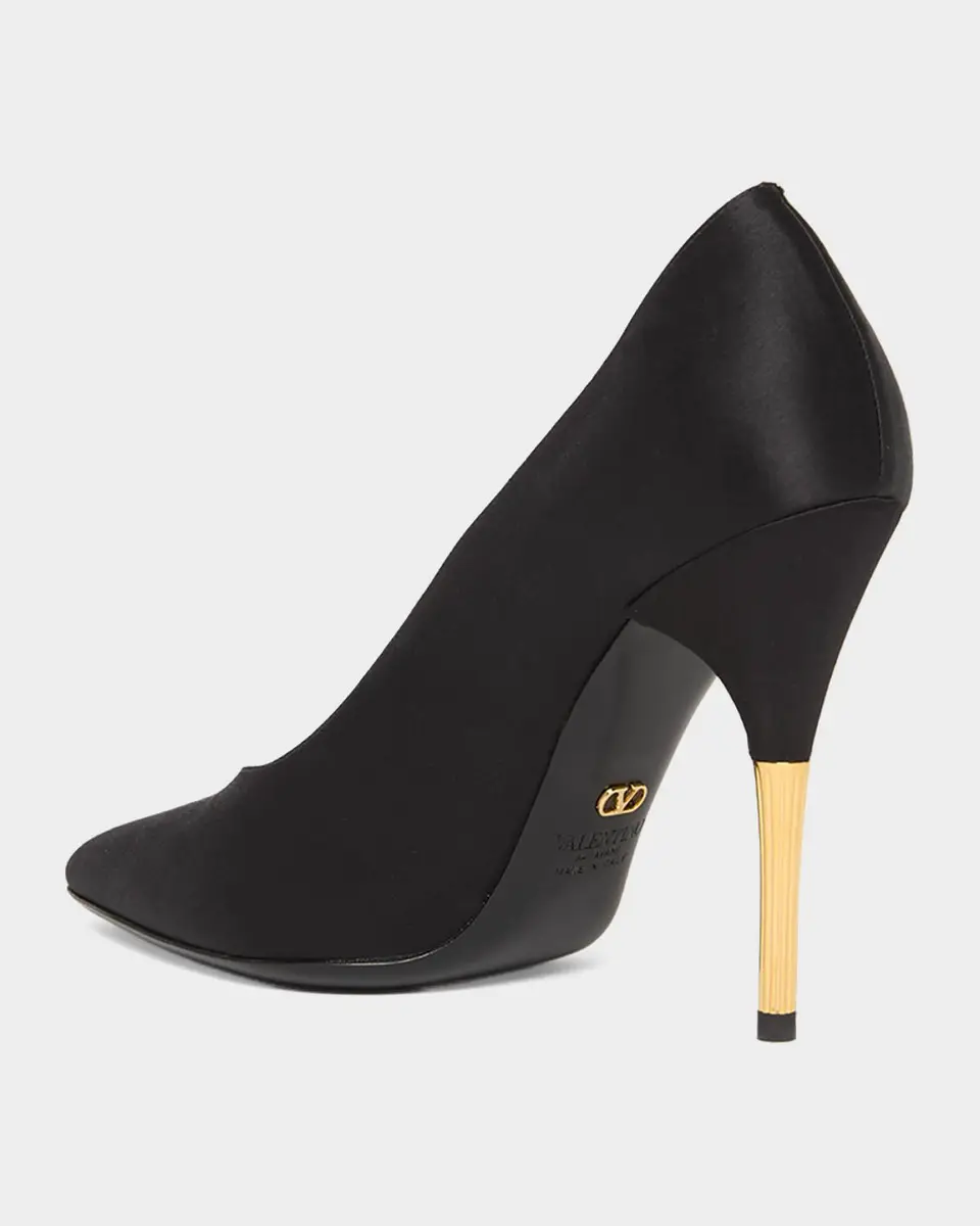 Valentino Garavani Satin Stiletto Pump | Thumbnail 2 Valentino Garavani Satin Stiletto Pump | Thumbnail 2