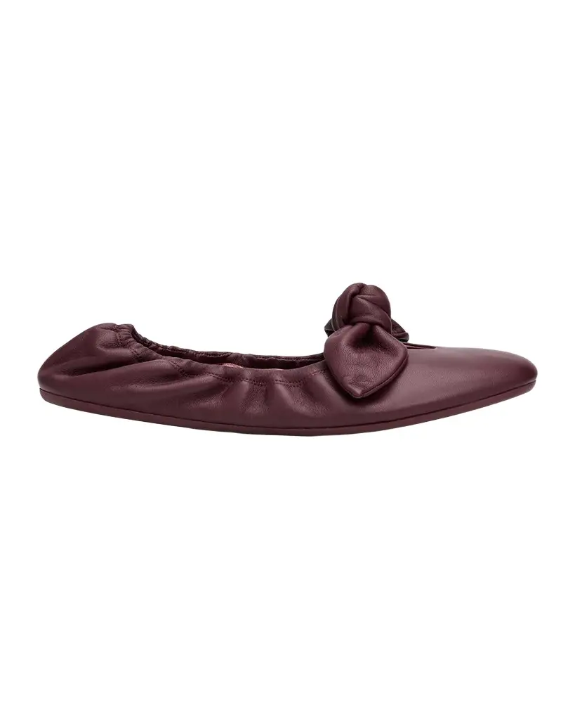 Zimmermann Carousel Leather Bow Ballerina Flats | Image 1 Zimmermann Carousel Leather Bow Ballerina Flats | Image 1