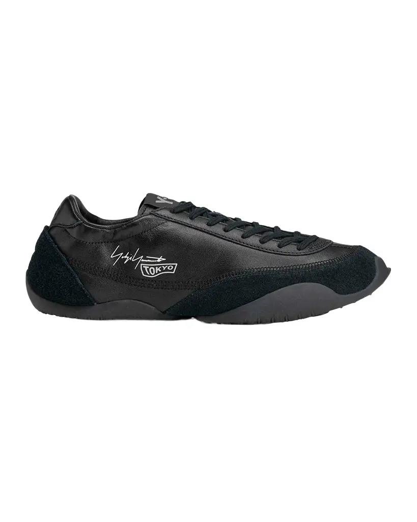 Y-3 Men's Tokyo Warped Leather Sneakers | Image 1 Y-3 Men's Tokyo Warped Leather Sneakers | Image 1
