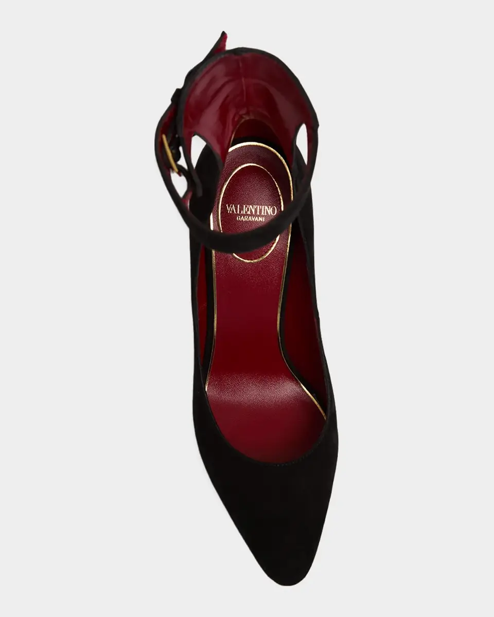 Valentino Garavani Leather Bow-Back Stiletto Pumps | Thumbnail 6 Valentino Garavani Leather Bow-Back Stiletto Pumps | Thumbnail 6