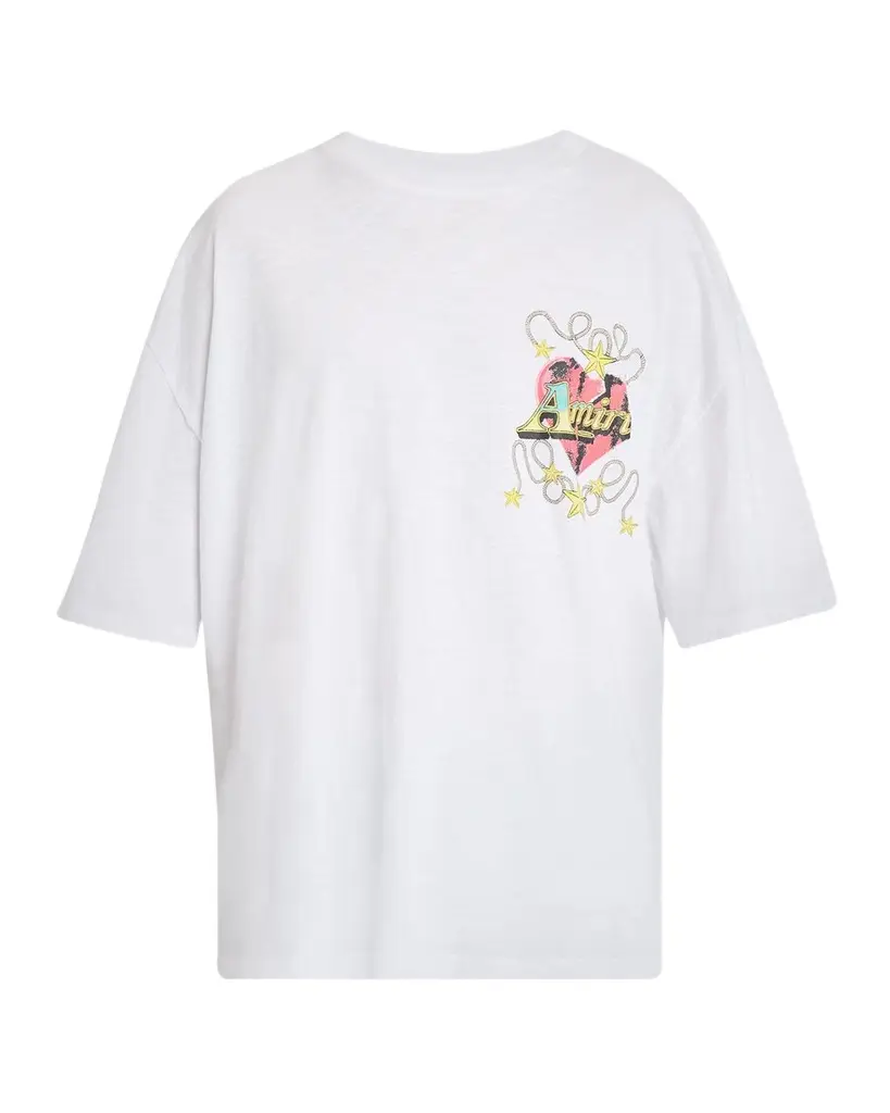 AMIRI Men's Heart Oversized T-Shirt | Image 1 AMIRI Men's Heart Oversized T-Shirt | Image 1