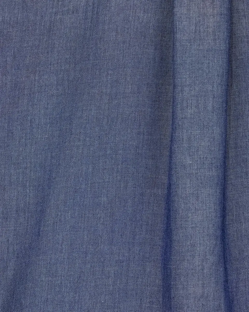 Emporio Armani Men's Chambray Self-Fabric Logo Short-Sleeve Shirt | Thumbnail 6 Emporio Armani Men's Chambray Self-Fabric Logo Short-Sleeve Shirt | Thumbnail 6