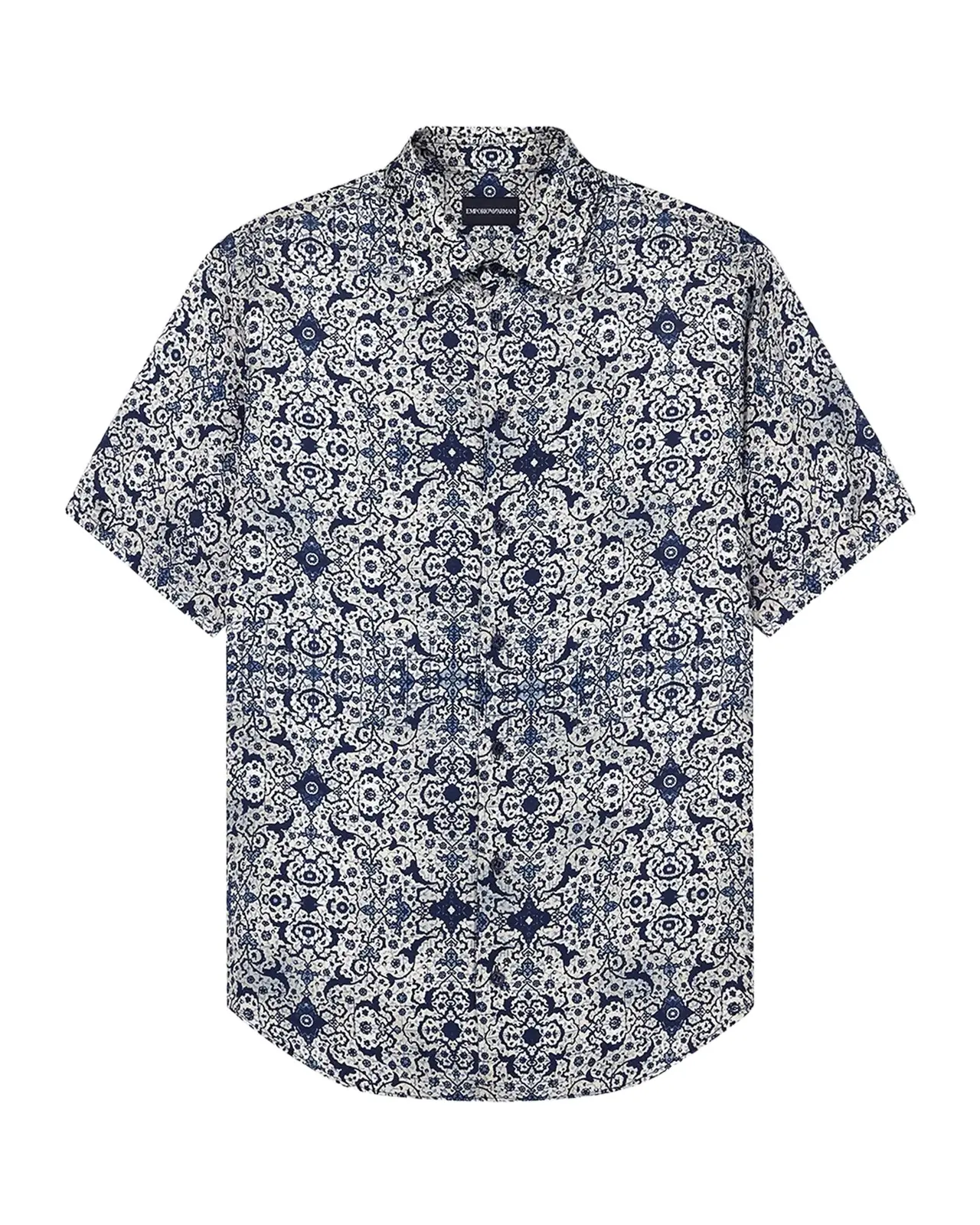 Men's Floral Abstract Short-Sleeve Shirt Men's Floral Abstract Short-Sleeve Shirt