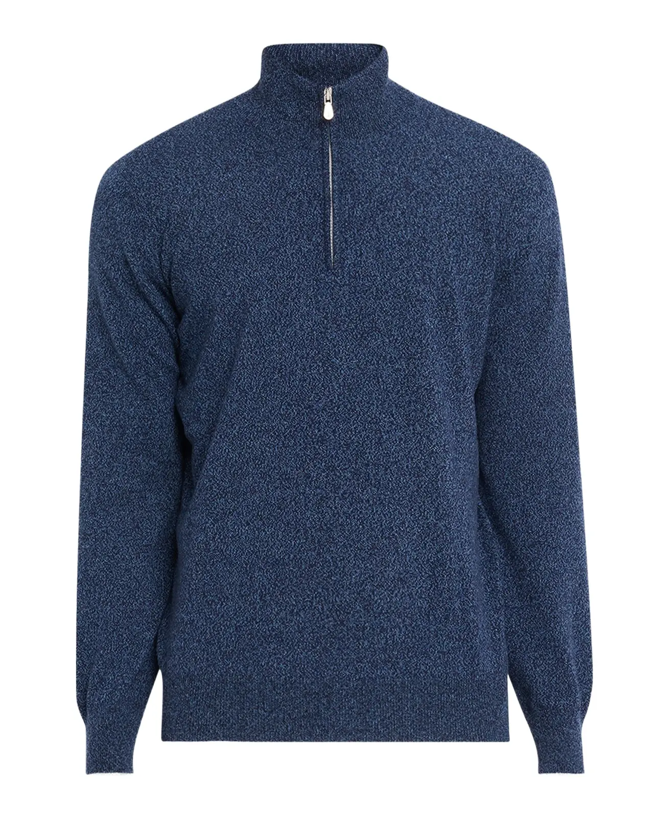 Men's Cashmere Mouline Quarter-Zip Sweater Men's Cashmere Mouline Quarter-Zip Sweater