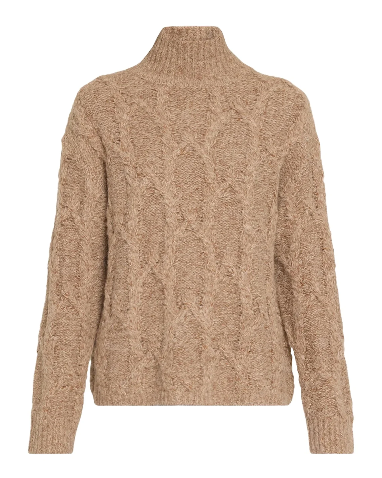 Opaline Cable-Knit Turtleneck Sweater Opaline Cable-Knit Turtleneck Sweater