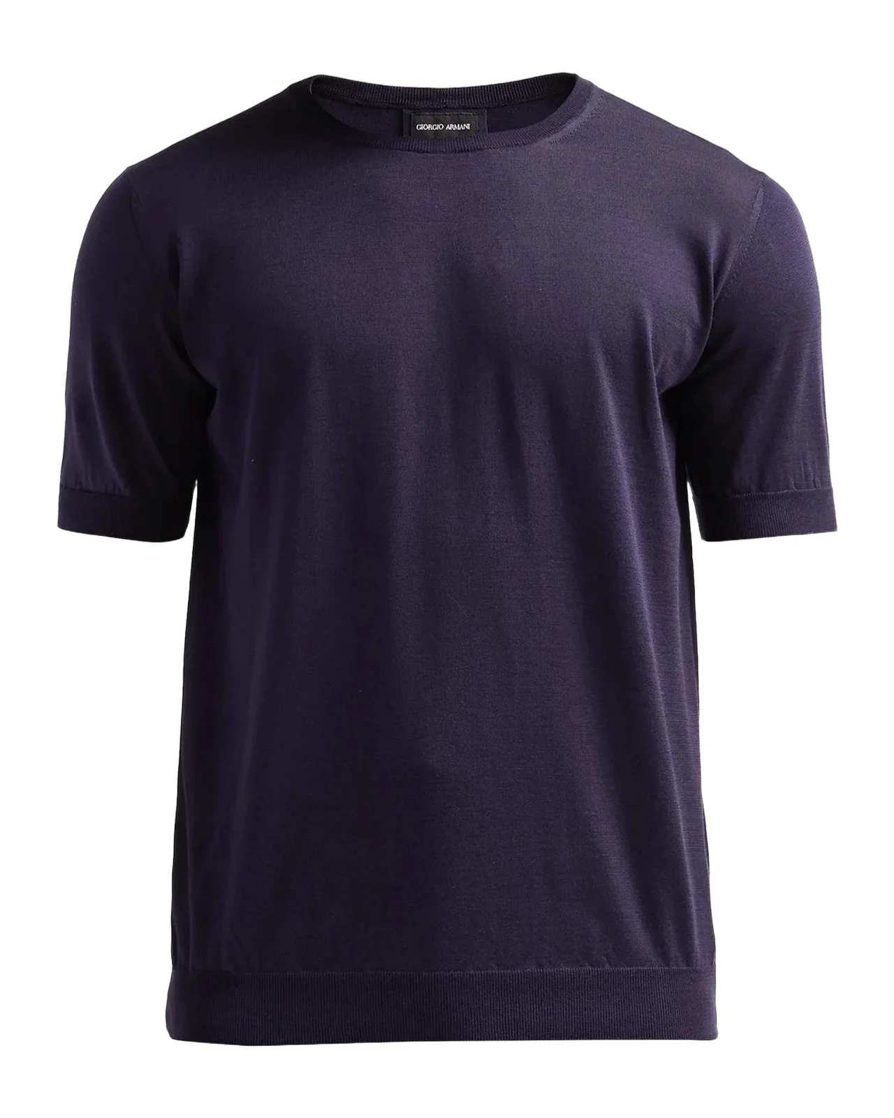 Giorgio Armani Men's Silk and Cotton Crewneck T-Shirt