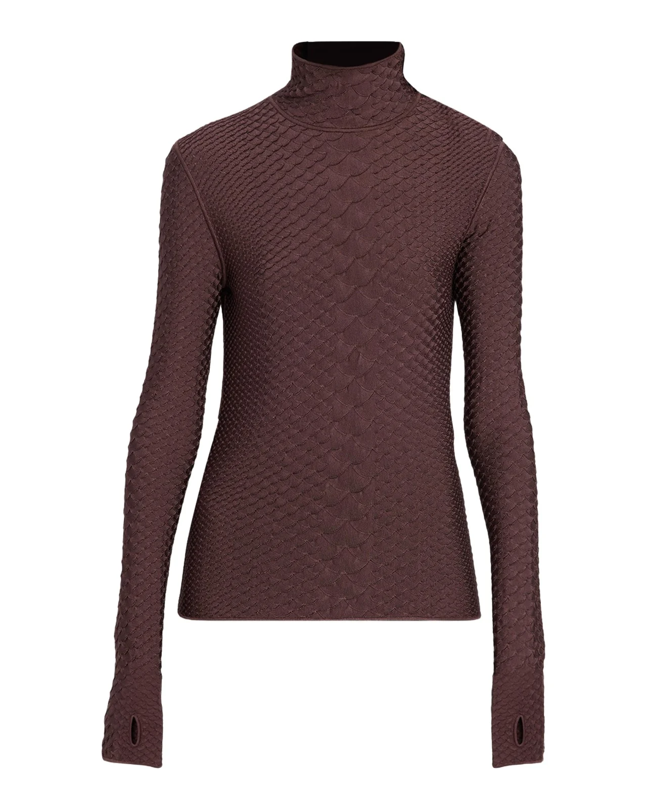 Adam Lippes Sitara Viscose Knit Turtleneck Top