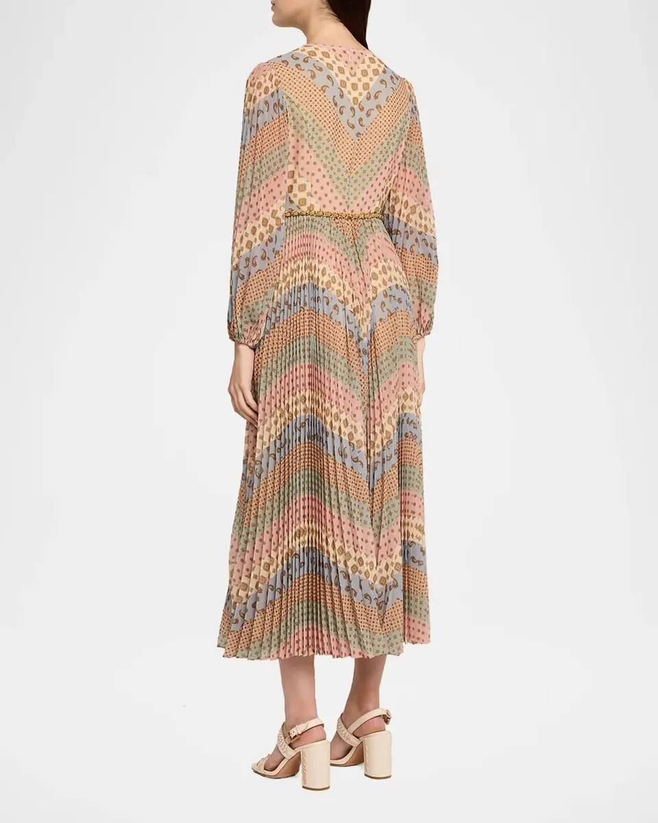 Zimmermann Sunray Long-Sleeve Midi Dress | Thumbnail 3 Zimmermann Sunray Long-Sleeve Midi Dress | Thumbnail 3