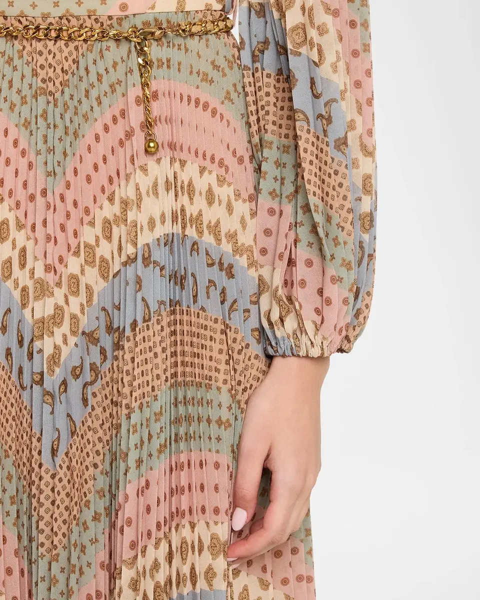 Zimmermann Sunray Long-Sleeve Midi Dress | Thumbnail 5 Zimmermann Sunray Long-Sleeve Midi Dress | Thumbnail 5