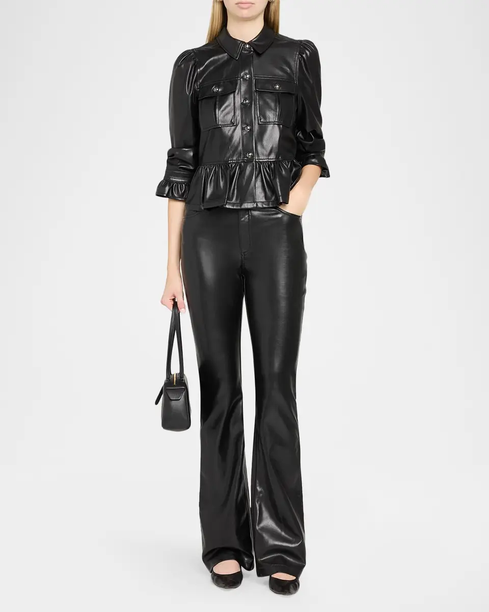 Cinq à Sept Stevie Faux-Leather Pants | Thumbnail 2 Cinq à Sept Stevie Faux-Leather Pants | Thumbnail 2