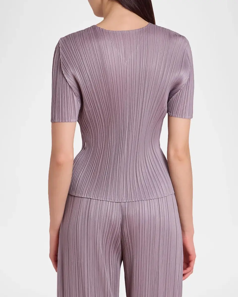 Issey Miyake Monthly Colors: August Pleats Short-Sleeve Top | Thumbnail 3 Issey Miyake Monthly Colors: August Pleats Short-Sleeve Top | Thumbnail 3