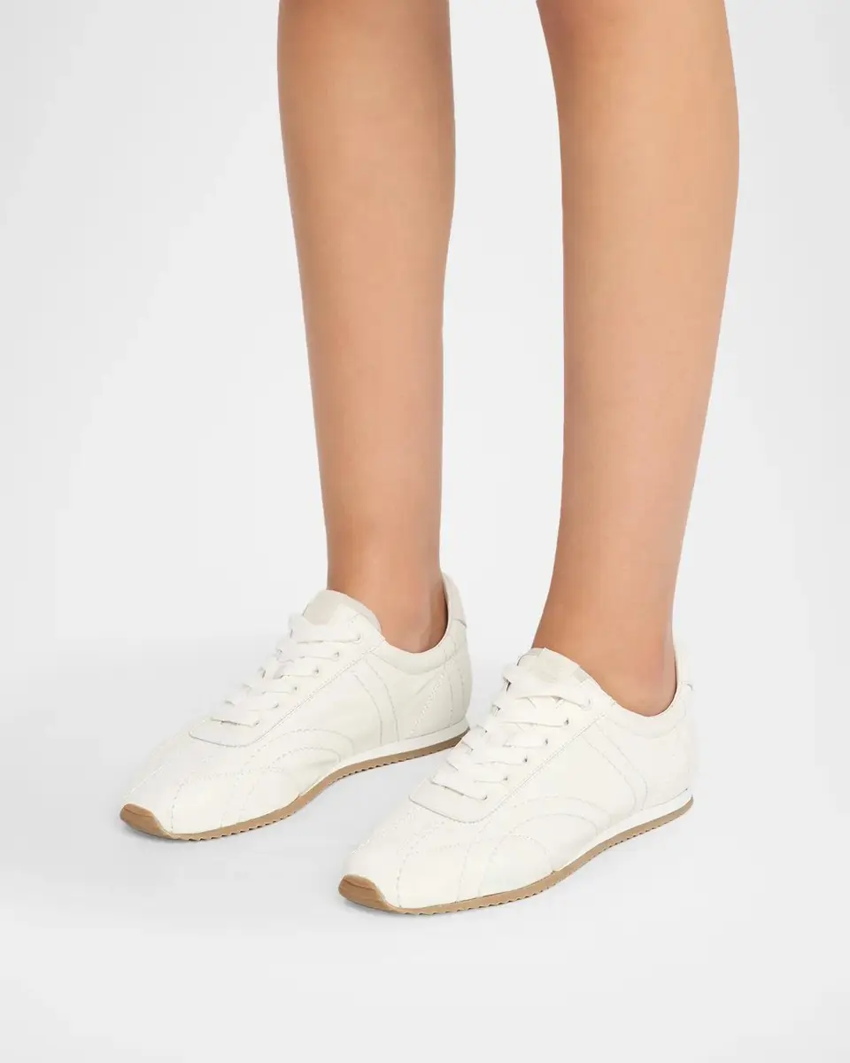 TOTEME Flex Nappa Leather Low-Top Sneakers | Thumbnail 2 TOTEME Flex Nappa Leather Low-Top Sneakers | Thumbnail 2