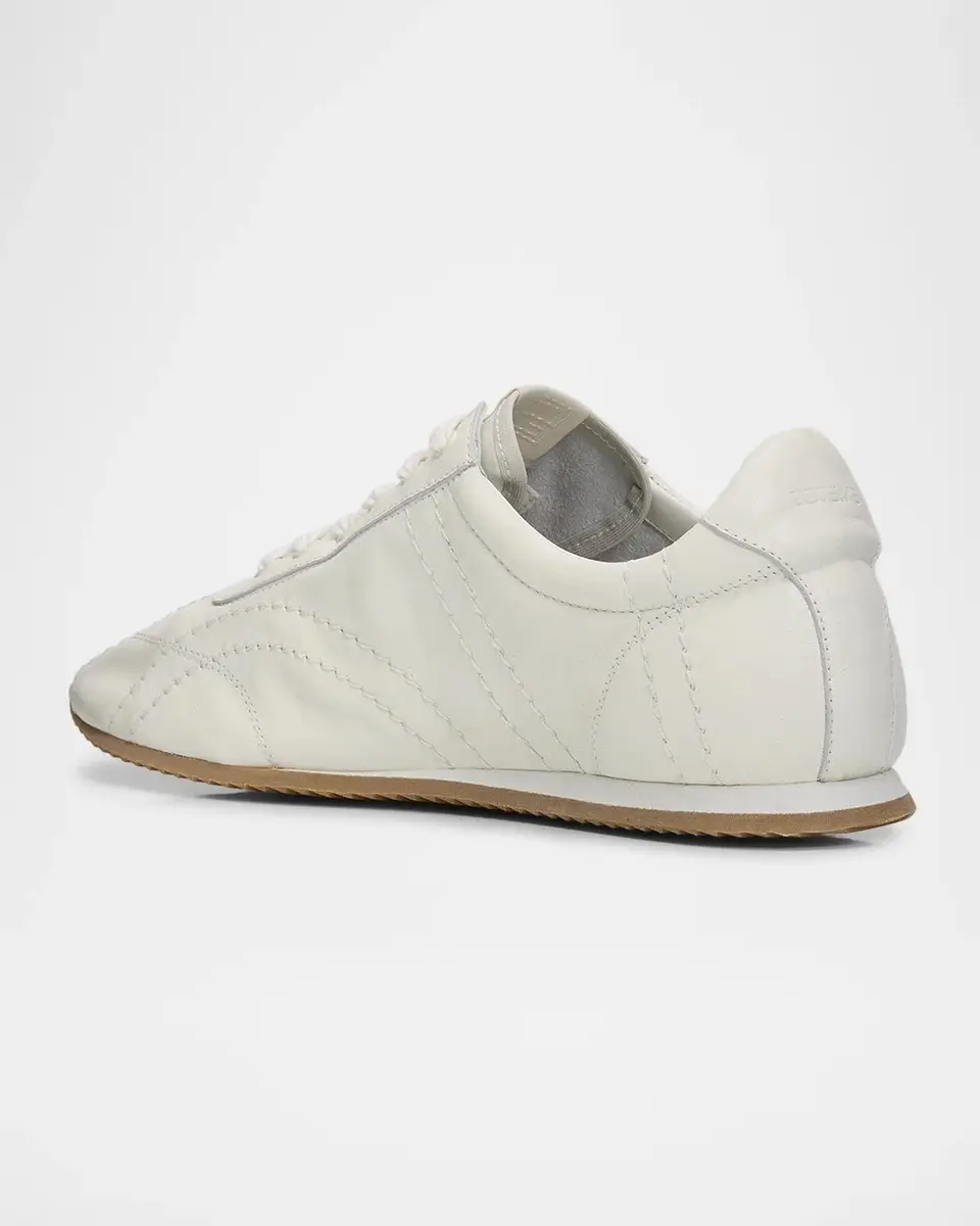 TOTEME Flex Nappa Leather Low-Top Sneakers | Thumbnail 4 TOTEME Flex Nappa Leather Low-Top Sneakers | Thumbnail 4