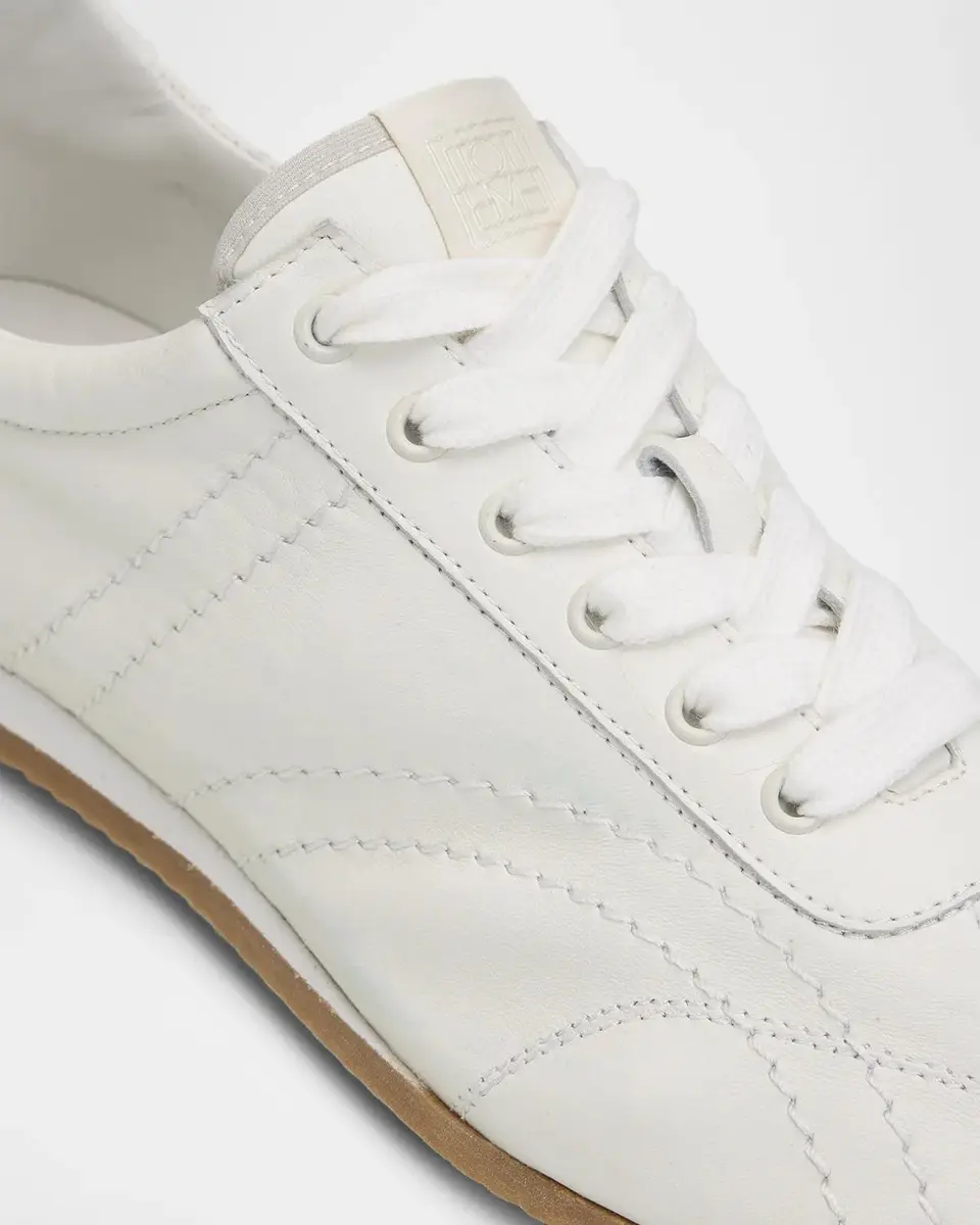 TOTEME Flex Nappa Leather Low-Top Sneakers | Thumbnail 5 TOTEME Flex Nappa Leather Low-Top Sneakers | Thumbnail 5