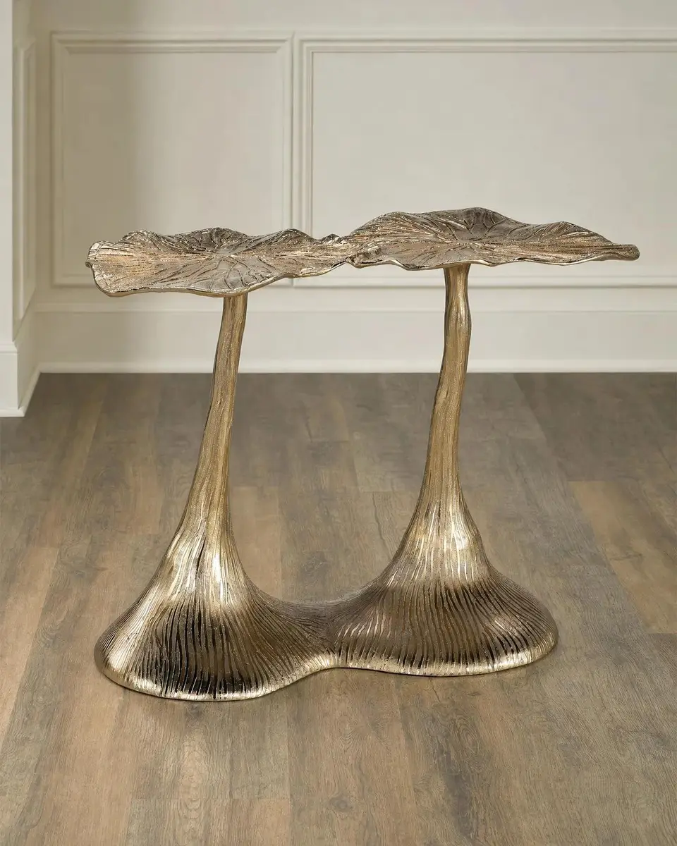 John-Richard Collection Lily Pad Side Table | Image 1 John-Richard Collection Lily Pad Side Table | Image 1