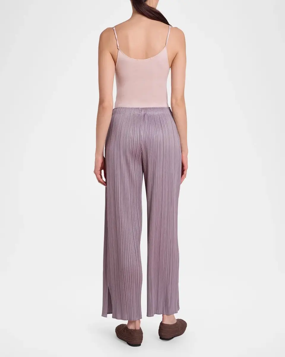 Issey Miyake Monthly Colors: August Pleats Wide-Leg Ankle Pants | Thumbnail 3