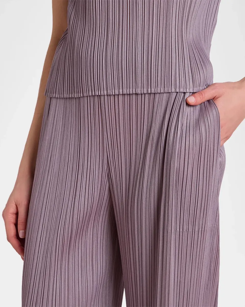 Issey Miyake Monthly Colors: August Pleats Wide-Leg Ankle Pants | Thumbnail 5