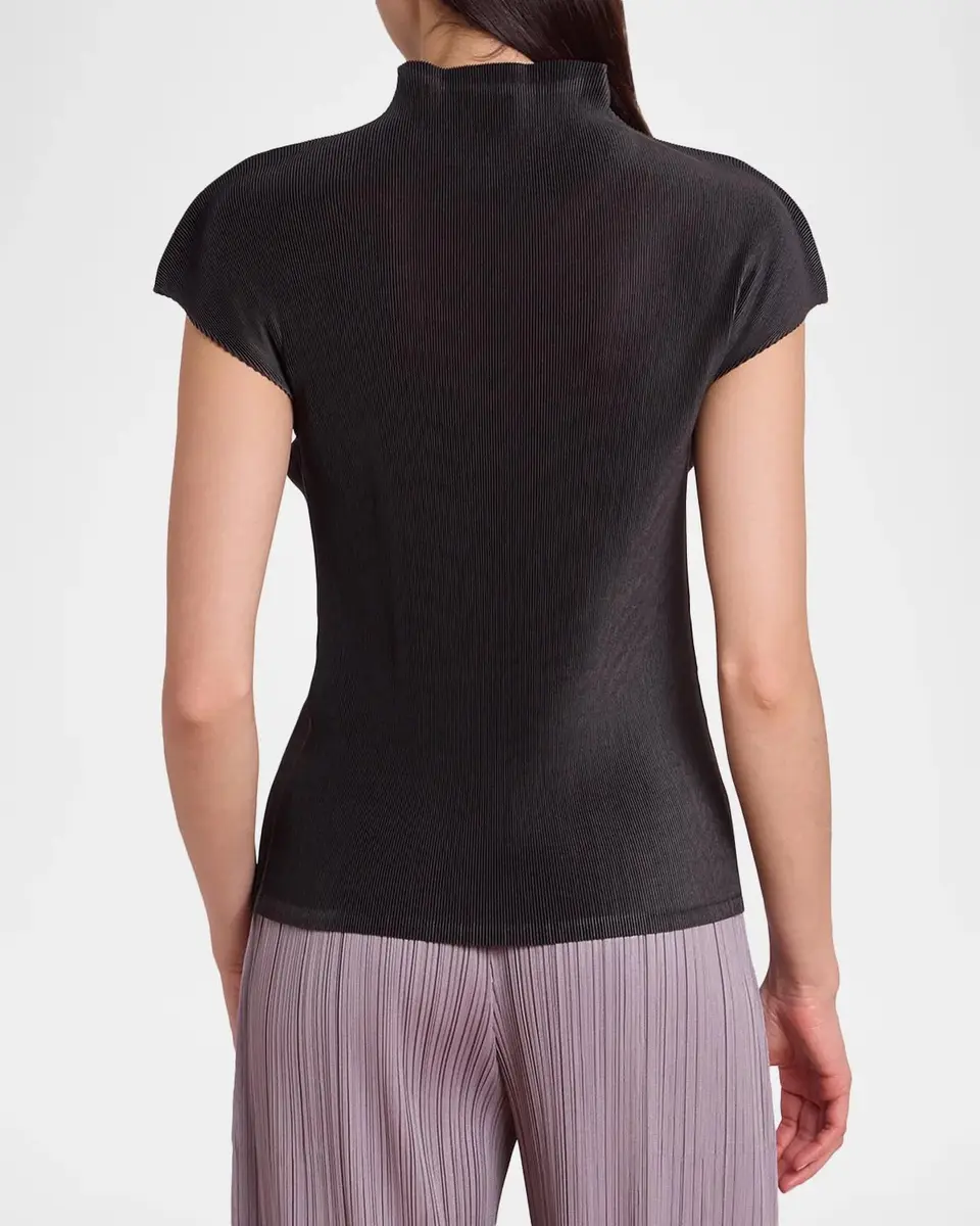 Issey Miyake Mist August Pleats Cap-Sleeve Top | Thumbnail 3 Issey Miyake Mist August Pleats Cap-Sleeve Top | Thumbnail 3