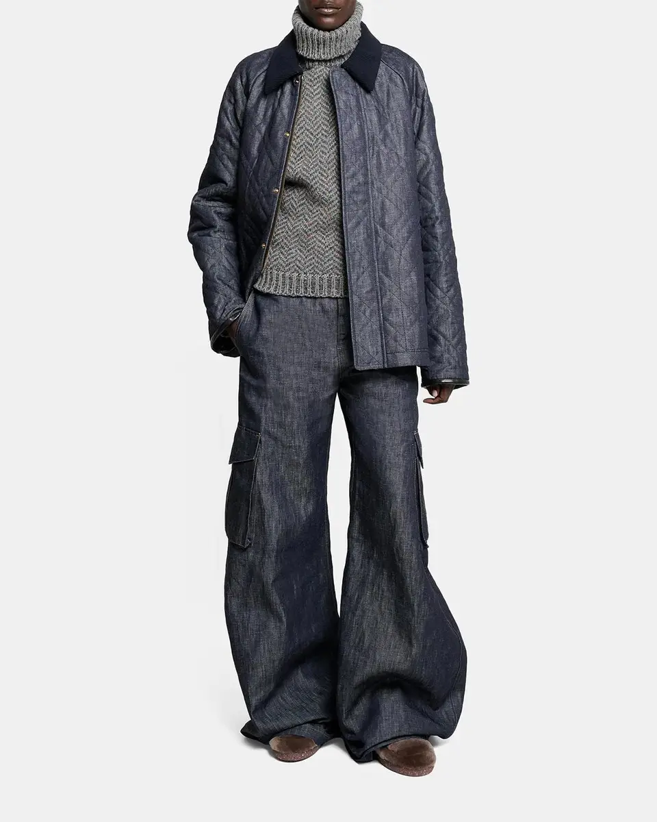 Gabriela Hearst Eos Cotton-Linen Sculptural Flared Cargo Pants | Thumbnail 2 Gabriela Hearst Eos Cotton-Linen Sculptural Flared Cargo Pants | Thumbnail 2