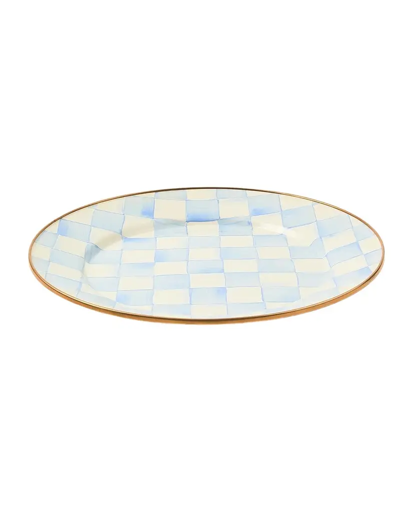 MacKenzie-Childs Check Enamel Dinner Plate | Image 1 MacKenzie-Childs Check Enamel Dinner Plate | Image 1