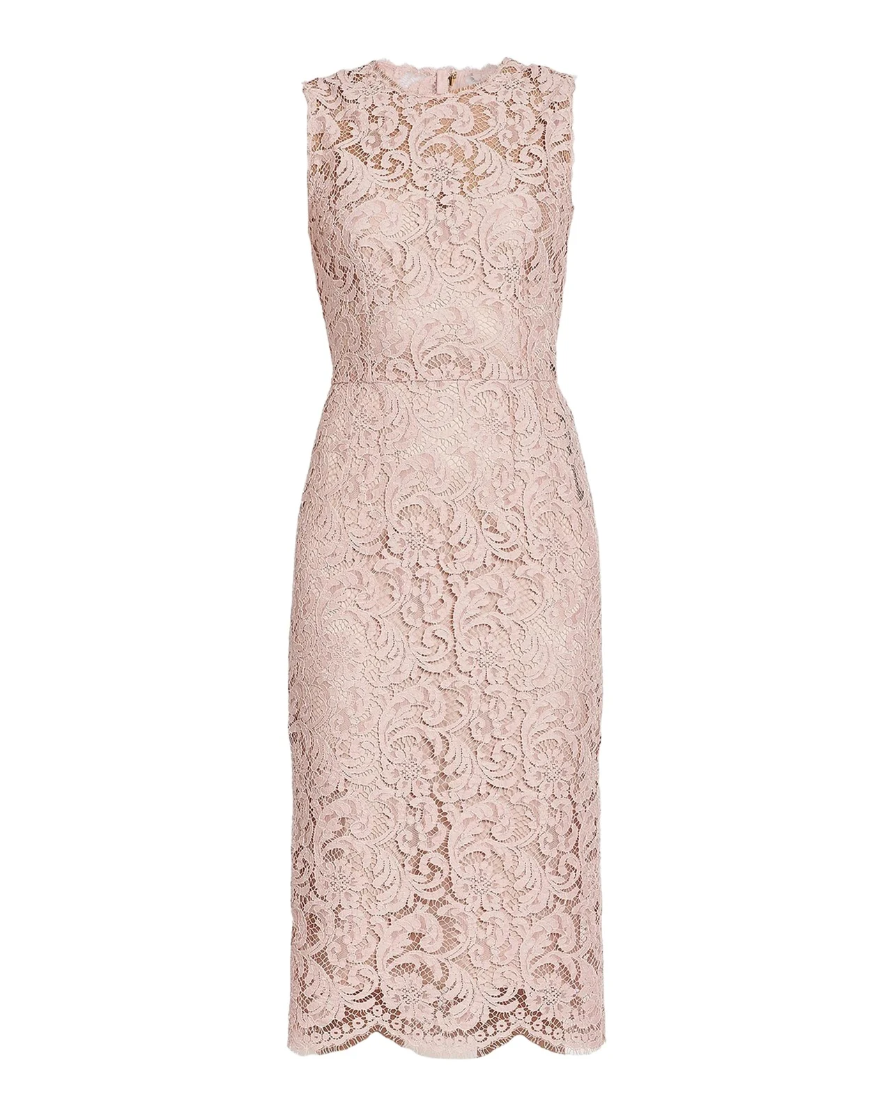 Lace Sheath Midi-Dress Lace Sheath Midi-Dress