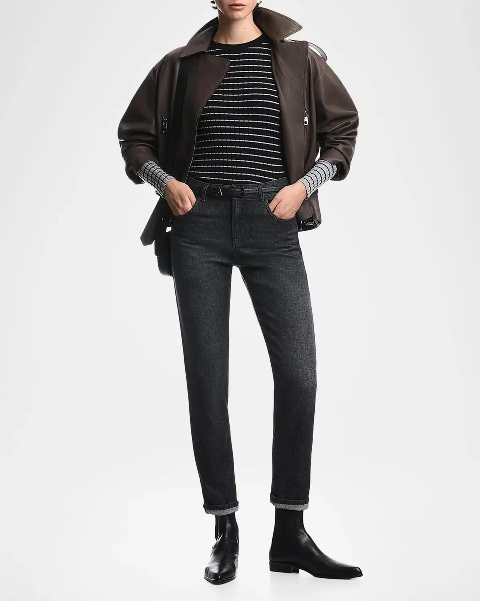 Emporio Armani Striped Rib Knit Pullover | Thumbnail 2 Emporio Armani Striped Rib Knit Pullover | Thumbnail 2