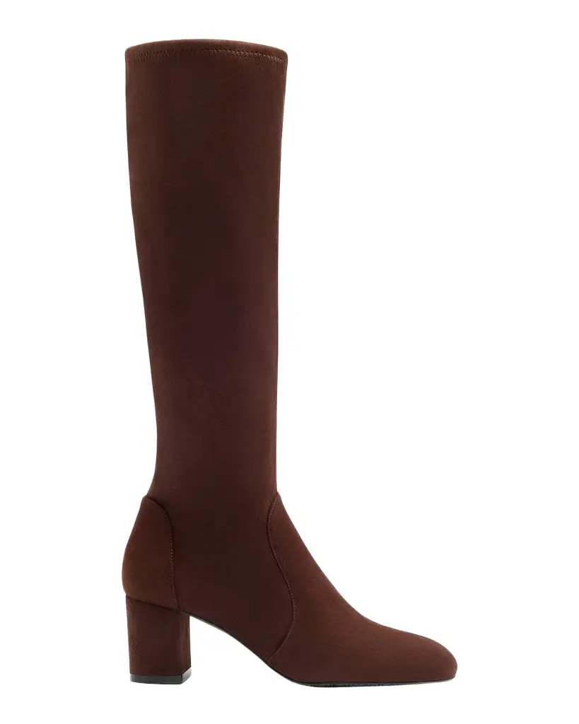 Stuart Weitzman 60mm Lucie Suede Knee-High Boots