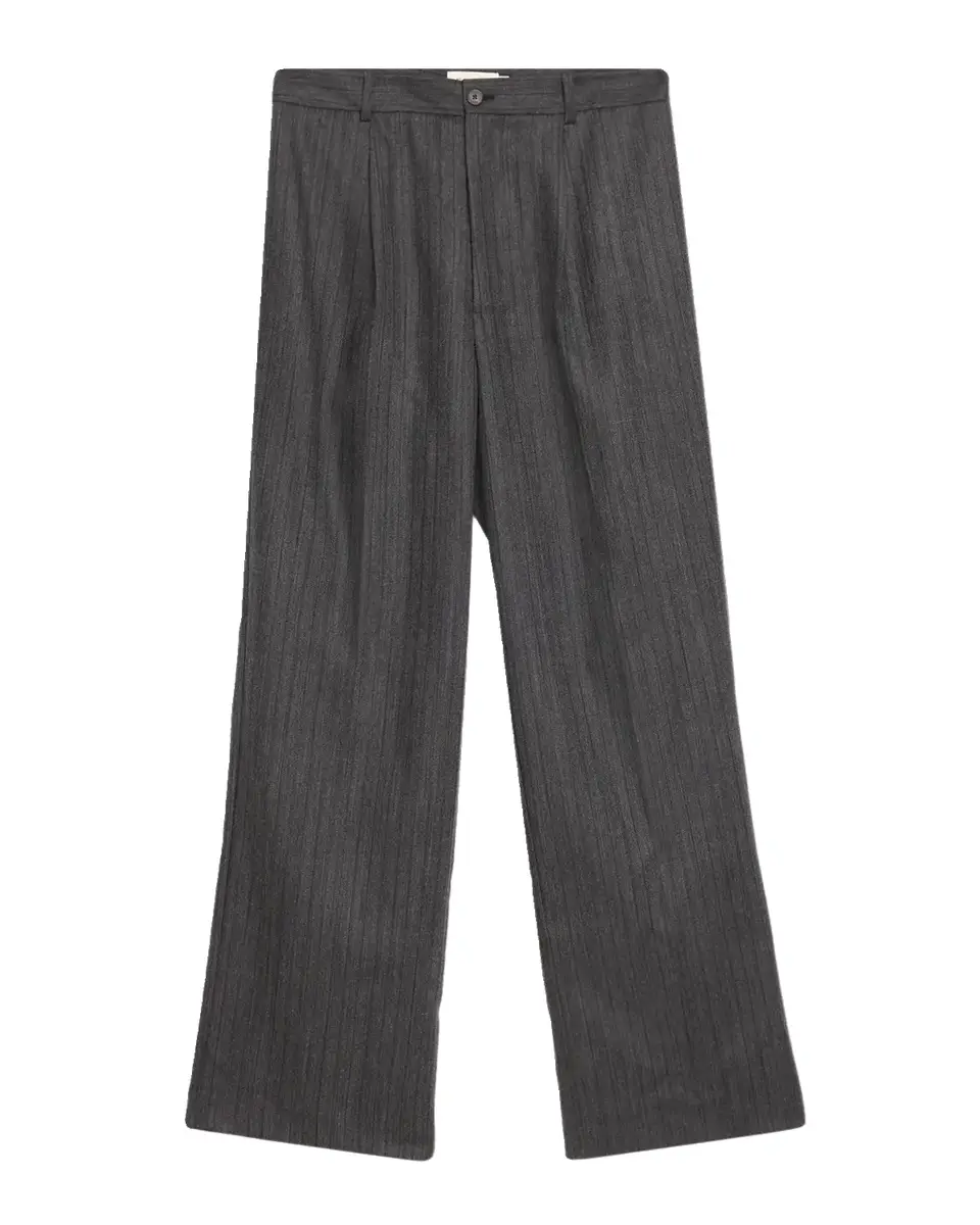 Frame Men's Wool Stripe Wide-Leg Trousers | Thumbnail 2 Frame Men's Wool Stripe Wide-Leg Trousers | Thumbnail 2