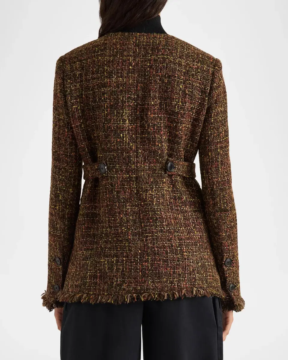 Proenza Schouler White Label Aurelia Tweed Jacket | Thumbnail 3 Proenza Schouler White Label Aurelia Tweed Jacket | Thumbnail 3