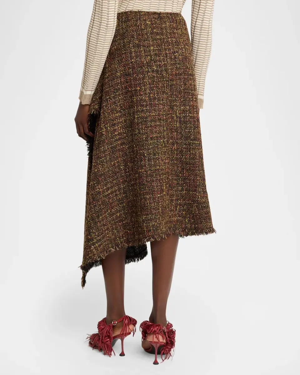 Proenza Schouler White Label Layne Tweed Midi Skirt | Thumbnail 3