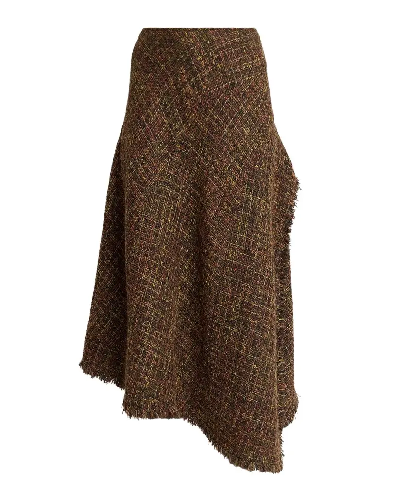 Proenza Schouler Layne Tweed Midi Skirt | Image 1 Proenza Schouler Layne Tweed Midi Skirt | Image 1