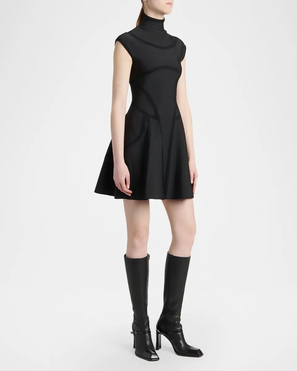 Alexander McQueen 95mm Niko Leather Knee-High Boots | Thumbnail 3