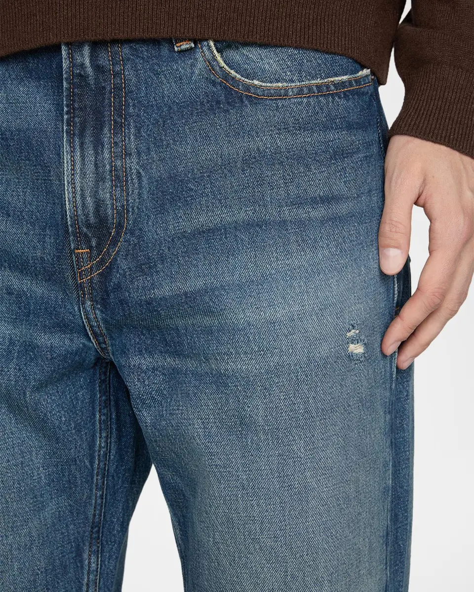 Frame Men's D Whiskered Cotton Bootcut Jeans | Thumbnail 5