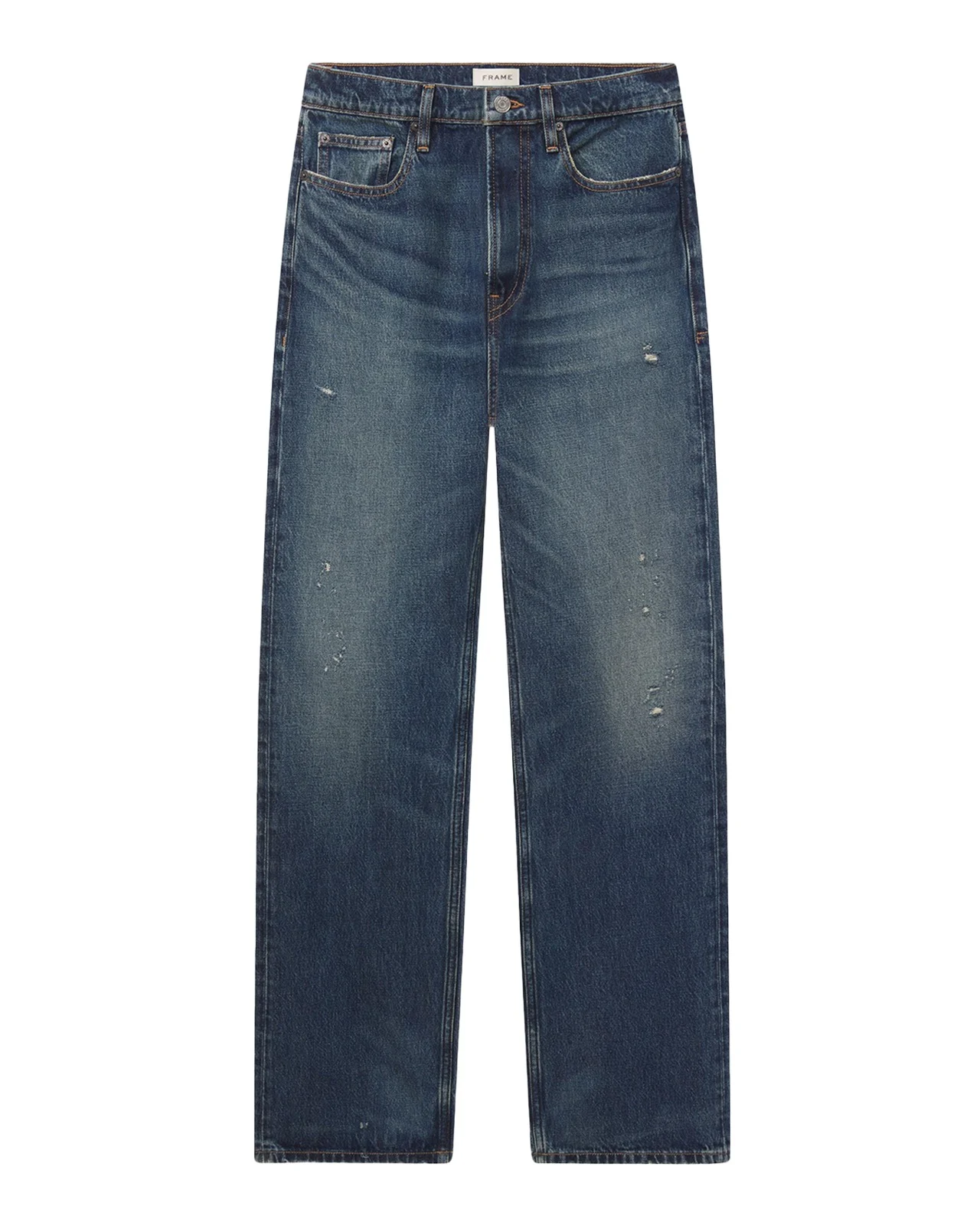 Men's D Whiskered Cotton Bootcut Jeans