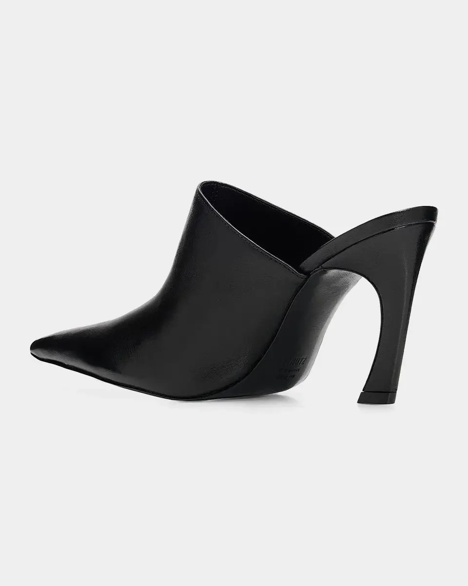 Schutz Lexi 95MM Leather Mule Pumps | Thumbnail 4