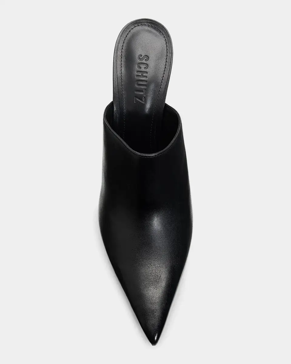 Schutz Lexi 95MM Leather Mule Pumps | Thumbnail 5