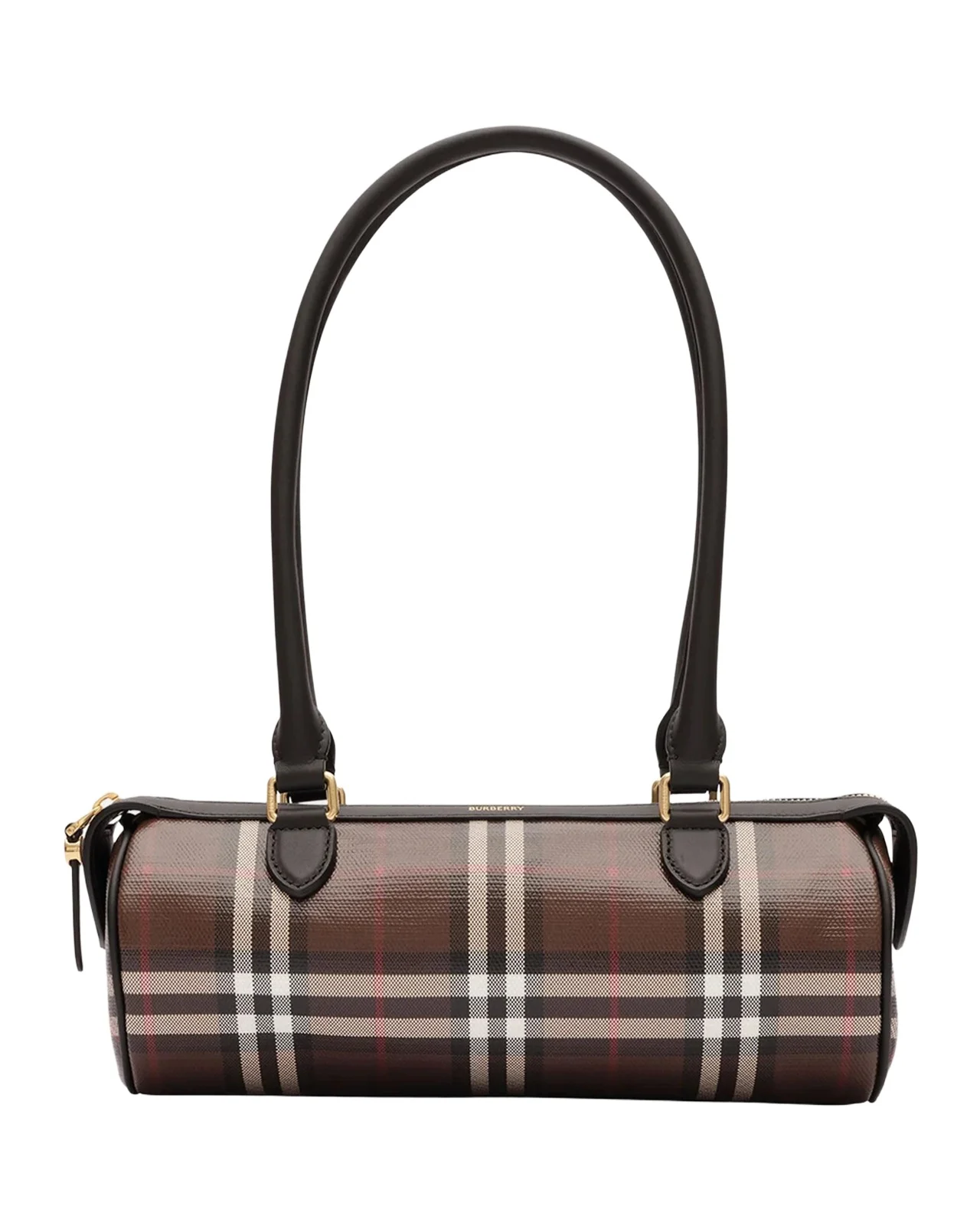 Mini Check Barrel Shoulder Bag