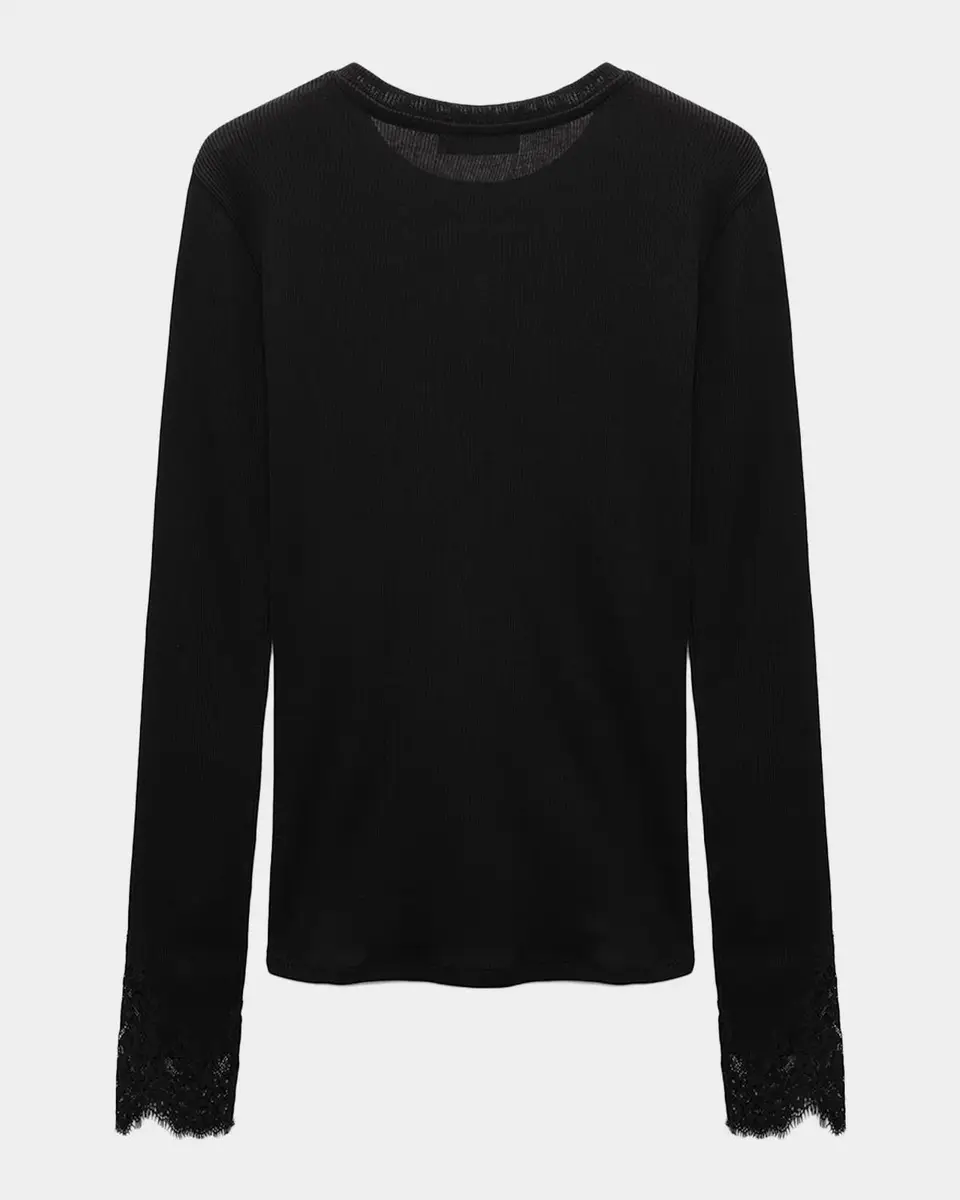 Dorothee Schumacher Pure Sleekness Lace-Cuff Cotton Shirt | Thumbnail 2 Dorothee Schumacher Pure Sleekness Lace-Cuff Cotton Shirt | Thumbnail 2