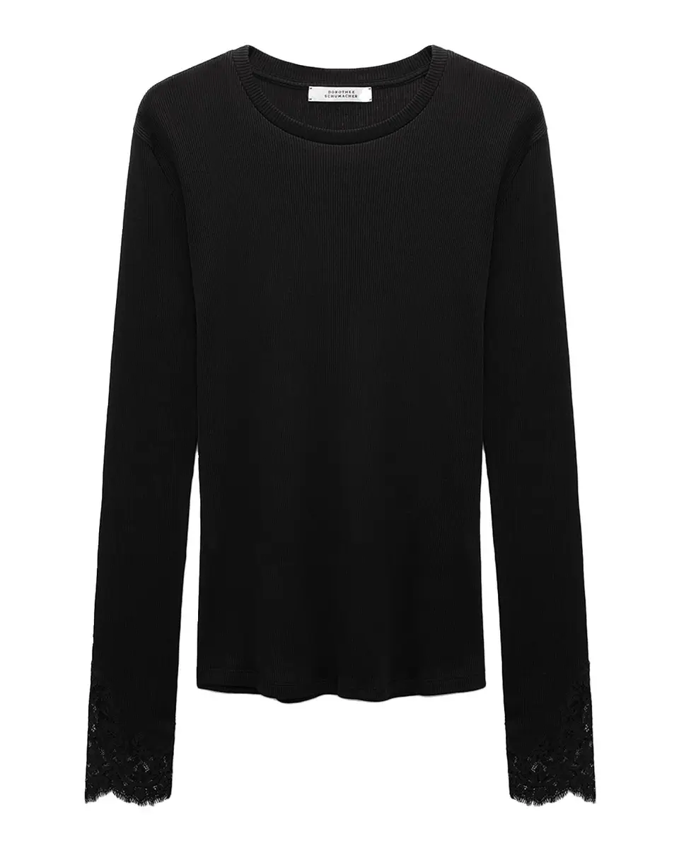 Dorothee Schumacher Pure Sleekness Lace-Cuff Cotton Shirt | Thumbnail 3 Dorothee Schumacher Pure Sleekness Lace-Cuff Cotton Shirt | Thumbnail 3
