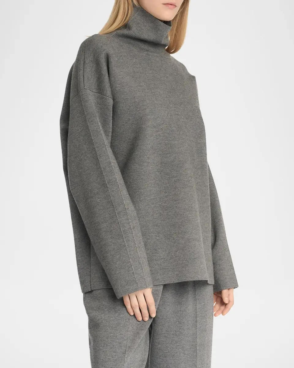 Malo Turtleneck Cashmere-Silk Sweater | Thumbnail 6