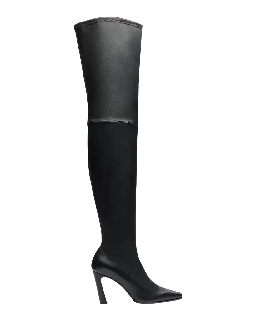 Stuart Weitzman 85mm Ultrastassi Stretch leather Over-The-Knee Boots