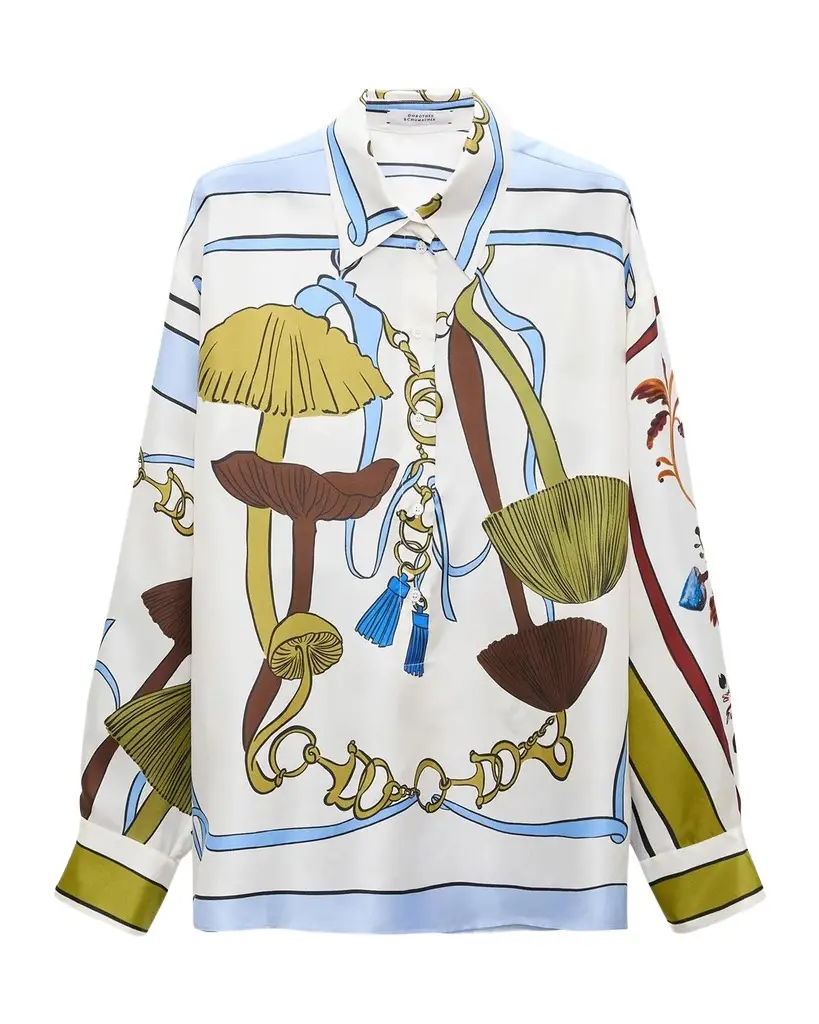 Dorothee Schumacher Cosmic Funghi Silk Twill Blouse | Image 1 Dorothee Schumacher Cosmic Funghi Silk Twill Blouse | Image 1