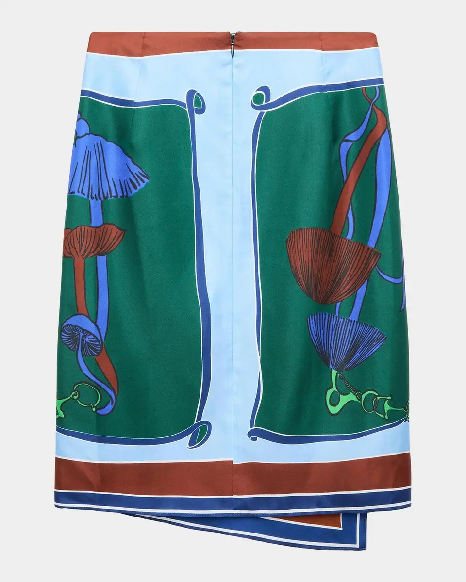 Dorothee Schumacher Cosmic Funghi Silk Twill Midi Skirt | Thumbnail 2 Dorothee Schumacher Cosmic Funghi Silk Twill Midi Skirt | Thumbnail 2